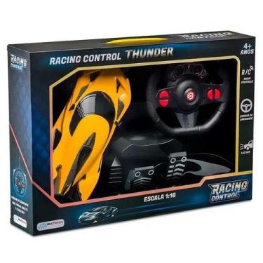 Imagem de Carrinho de Controle Remoto Thunder Amarelo Multikids