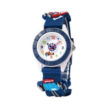 Imagem de Relógio Casual De Silicone Para Crianças Com Design De Robô De Desenho