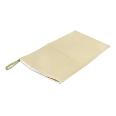 Imagem de Bolsa Sacola Porta Sapatos Viagem Tnt Com Zíper 25x37 Cm (BEGE)