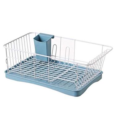 Imagem de Rack de drenagem de aço inoxidável multifuncional para louça copo escorredor de utensílios de mesa rack de armazenamento de ferramentas de cozinha rack de armazenamento rack de armazenamento