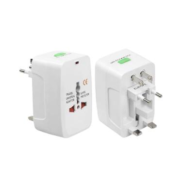 Imagem de Adaptador Tomada Universal 150 Países, Bivolt, Plug Internacional com Proteção – Viagem