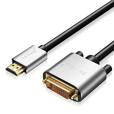 Imagem de Cabo adaptador bidirecional HDMI para DVI HDMI HDMI macho para DVI HDMI (24+1) macho suporta cabos de computador 1080P (comprimento : 5m) (1m)