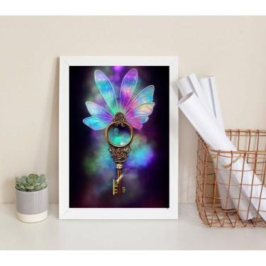 Imagem de Quadro Decorativo Chave Mágica - Arquétipo 33X24Cm - Vidro