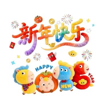 Imagem de Fenteer 2x Adesivo de Janela para o Ano Chinês, Adesivo Decorativo para Janela, de Vidro para o Festival da Primavera, para Escritório e Casa, Style B