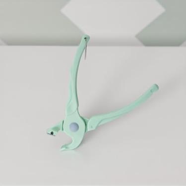 Imagem de Pinça de cozinha para pratos quentes, tigelas e pratos, clipes antiderrapantes para manuseio seguro de panelas, acessórios de fritadeira a ar (verde)