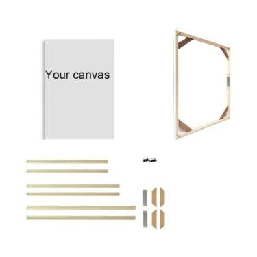 Imagem de Quadros De Parede Grandes Em Tela De Madeira 50x70 60x90 80x120cm Para