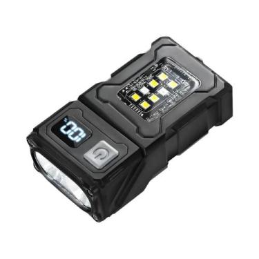 Imagem de Lanterna LED Portátil Mini USB Recarregável Super Brilhante Com Ímã Tr