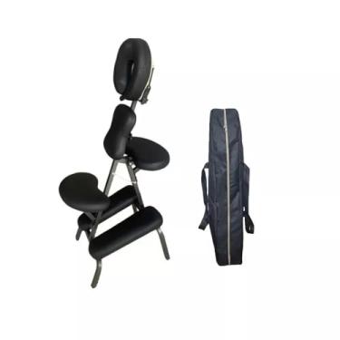 Imagem de Cadeira Portátil para Quick Massage Dobrável, Leve e Ajustável Massoterapeutas, Fisioterapia, Estética e Shiatsu (Com Bolsa de Transporte)
