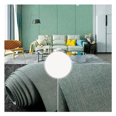 Imagem de Papel de parede de textura de linho autoadesivo à prova de som, painéis de parede 3D à prova d'água para decoração de sala de estar e quarto (cor: #2, tamanho: C 2,8 m x L 0,65 m)