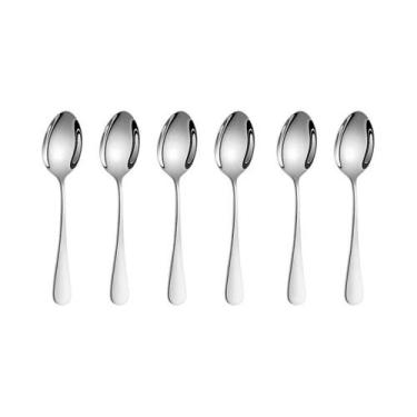 Imagem de Conjunto De Talheres De Aço Inoxidável Prateado 4/6/16/24 Peças Com Ca