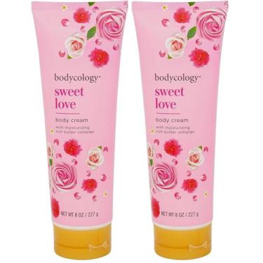 Imagem de Creme Corporal Bodycology Sweet Love Blushing 240 ml (pacote com 2)