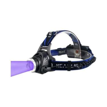 Imagem de Lanterna De Cabeça LED Verde Com Luz Vermelha, Tática E Zoomável Para 