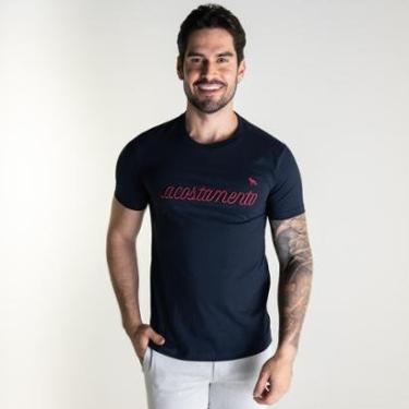 Imagem de Camiseta Acostamento Marinho Embroidery Masculina-Masculino