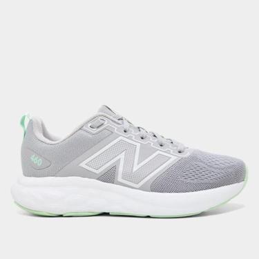 Imagem de Tênis New Balance 460 V4 Feminino, Cinza, Verde, 37