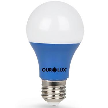 Imagem de Lâmpada Superled Ouro 60 Colors 7 Watts Azul Bivolt 05455 Ourolux Superled Ouro 60 Colors 7w Azu