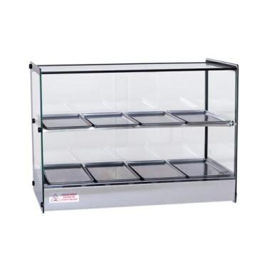 Imagem de Estufa para Salgado Quadrada Dupla 8 Bandejas EVR BC Titã, 110V