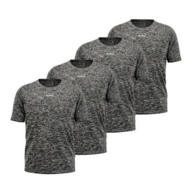 Imagem de Kit 4 Camisetas Dry Alpha Co Masculina-Masculino