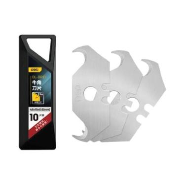 Imagem de 10 Lâminas De Aço Para Estilete Utilitário: Faca De Segurança Para Cor