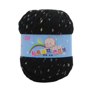 Imagem de Fio De Algodão Colorido 50g Para Tricô Manual, Crochê, Suéter, Coberto