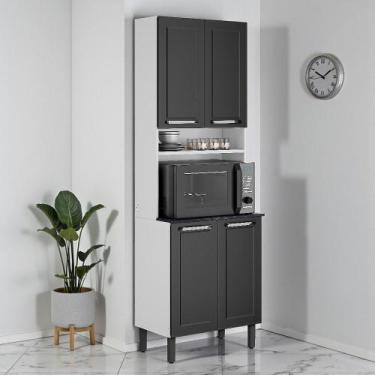 Imagem de Paneleiro Duplo 4 Portas Espaço para Forno em Aço Itatiaia