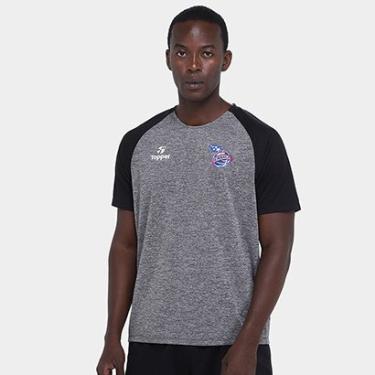 Imagem de Camiseta Topper Franca Passeio Masculina-Masculino