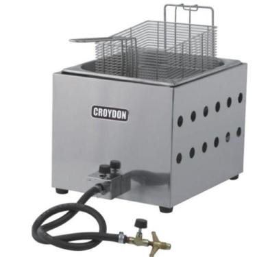 Imagem de Fritadeira A Gás Alta Pressão 3,5 Litros 1 Cesta FA1BG Inox Croydon