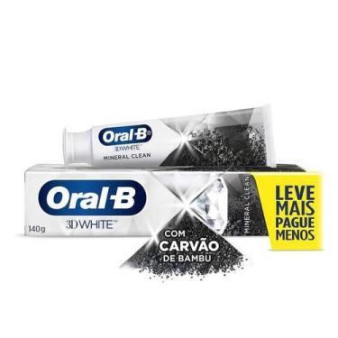 Imagem de Creme Dental Oral-B Mineral Clean Com Carvão 140g
