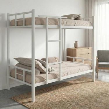 Imagem de Cama Beliche Solteiro Industrial Aço Carbono Super Reforçado Suporta A