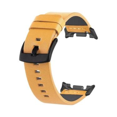 Imagem de Pulseira De Couro Luxuosa Para Samsung Galaxy Watch 8 40mm 44mm Classi