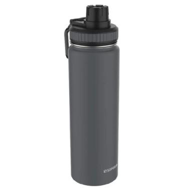 Imagem de Garrafa Térmica de Inox 650 ml Cinza Everest Soprano