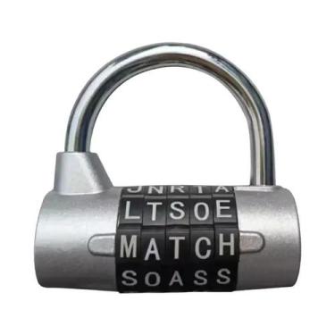 Imagem de Cadeado De Segurança Com Senha De 5 Dígitos Em Formato U Para Armário 