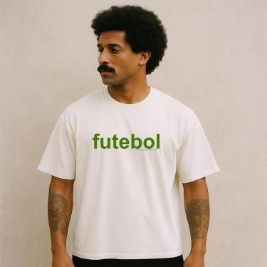 Imagem de Camiseta Oversized FUTEEBOL Masculina Algodão Premium-Masculino