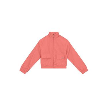 Imagem de Jaqueta infantil menina em microfibra amassada Brandili