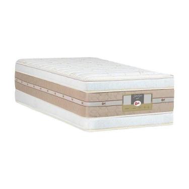 Imagem de Colchão Solteiro Molas Pocket Silver Star Air Double Face D24 D28 Bege