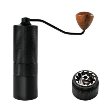 Imagem de Moedor De Café Manual Ajustável Em Aço Inoxidável CNC Profissional Com