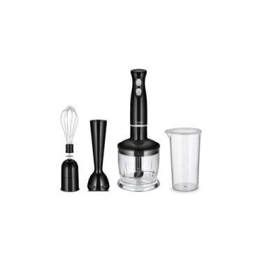 Imagem de Mixer 3 Em 1 Gourmet Preto 127v Multilaser Original Tritura Processa M