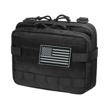 Imagem de Bolsa Tática De Grande Capacidade Com Dupla Camada Molle EDC EMT, Bols