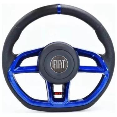 Imagem de Volante Azul Golf Gti Palio Weekend 96 97 A 2004 + Cubo - Fiat