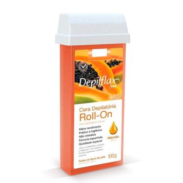 Imagem de Depilflax - Refil Cera Roll On Mamão 100g