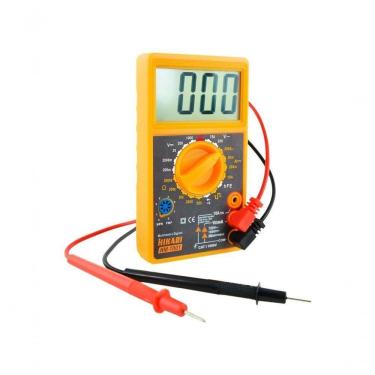Imagem de Multímetro Digital HM-1001 com Medição de Tensão DC-AC, Corrente DC, Resistência e Test...