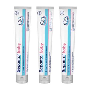 Imagem de Kit com 3 Cremes Pomada de Assadura 60gr Cada - Bepantol