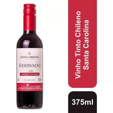 Imagem de Vinho Fino Tinto Chileno Reservado Cabernet Sauvignon 375ml - Congratu