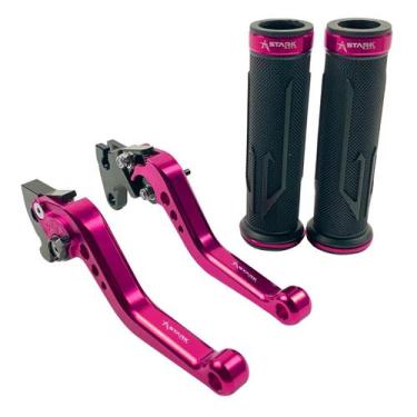 Imagem de Kit Manopla Manete Esportivo Xt660r Xt 225 Tdm 225 Dt 200 - Stark Race
