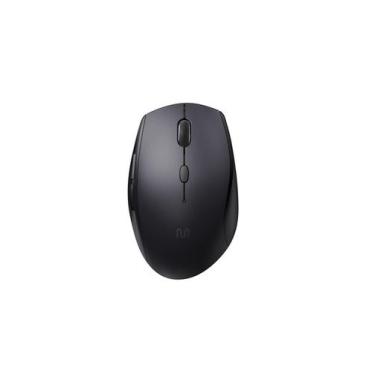 Imagem de Mouse Sem Fio Ms400 Conexao Usb 1600dpi 6 Botoes Design Ergonomico Com