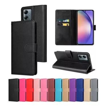 Imagem de Capa Carteira Para Motorola Moto G84 Flip Cor:Preto - MBOX