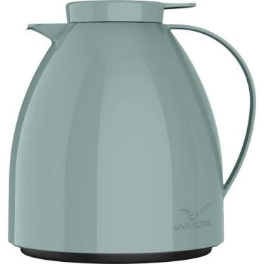 Imagem de Bule Térmico Invicta Viena Com Gatilho Baby 400ml Verde Sálvia