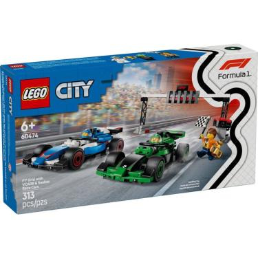 Imagem de Lego City - F1 Grid Com Carros De Corrida Vcarb E Sauber - 313 Peças - 60474