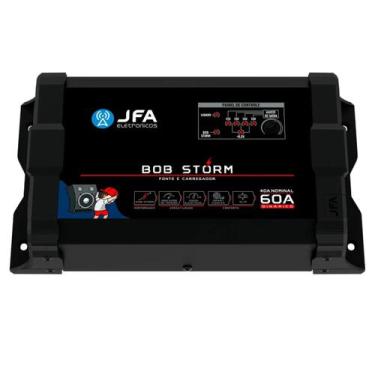 Imagem de Fonte Carregador Jfa Bob Storm 60a Bivolt Som Automotivo Preto