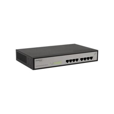 Imagem de Intelbras Switch 8p SF802AF 10/100 Mbps Poe Ativo - INTELBRAS - REDES