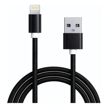 Imagem de Kit 10 Cabos Para iPhone 8 X Xr 11 12 13 14 Nylon Atacado - Otemu, Pre